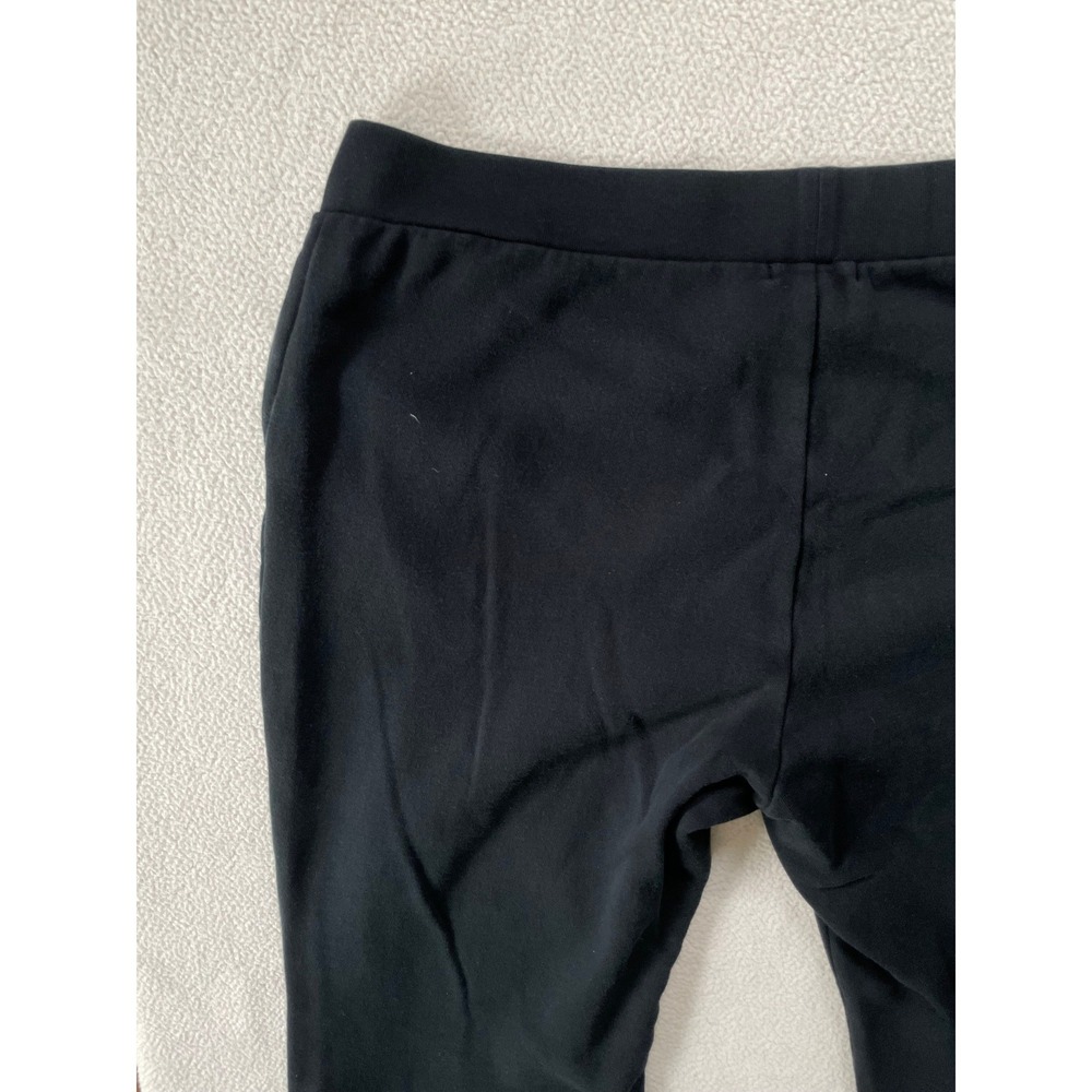 Lauren Ralph Lauren Womens 2X Pants Black Knit Cotton Blend Fleece Pockets - Picture 12 of 14